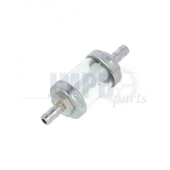 Fuel filter Chrome Transparent