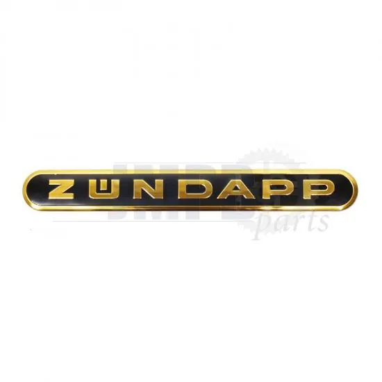 Tank emblem Zundapp Black/Gold