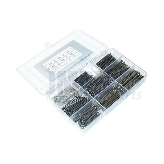 Assortiment set Splitpins Galvanized Din 94 - 600 Pieces