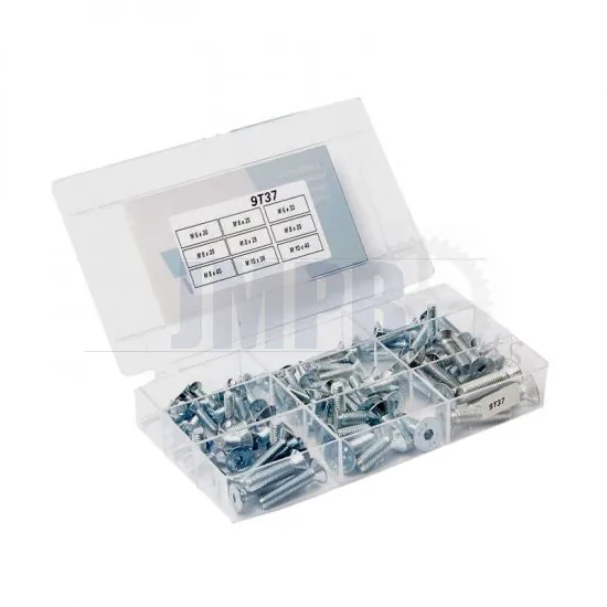 Assortment set Sunk Screws Din 7991 - 78 Pieces
