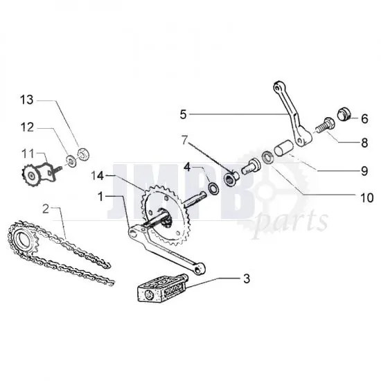 Crank Vespa Ciao