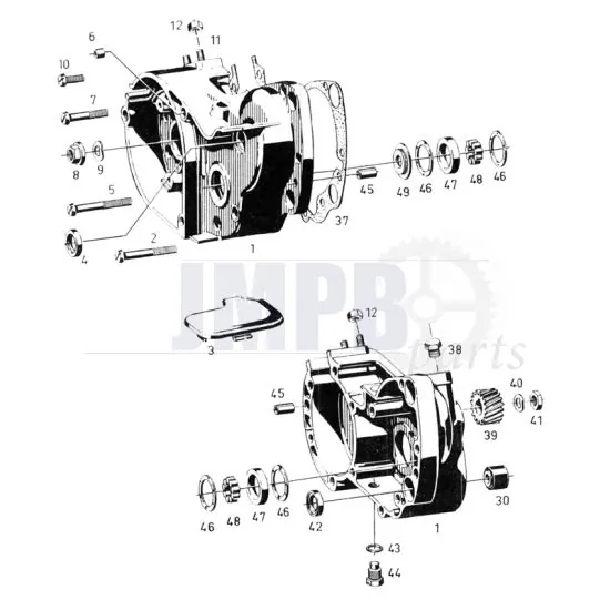Crankcase Sachs 50/3