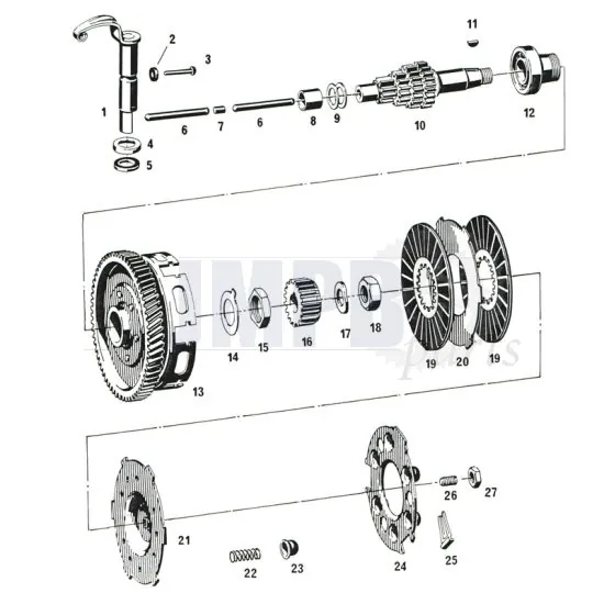 Clutch Sachs 50/4 EKF