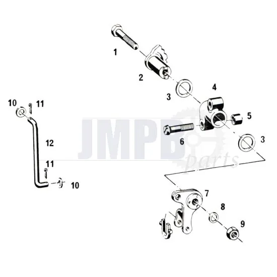 Transmission Rod Sachs 50/4 EKF