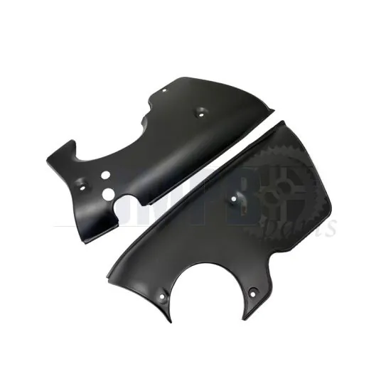 Engine Cover Set Kreidler SB Matte Black Open Flywheel Cover