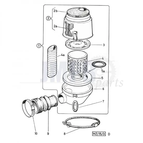 Airfilter Puch Monza