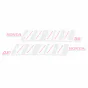Tank Stickerset Honda Camino DX Pink/White