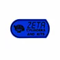 Sticker Zeta Cylinders And Kits Blue