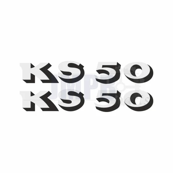 Sticker Set Zundapp KS50 Shadow – 2-piece