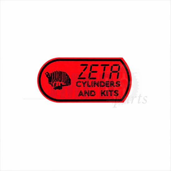 Sticker Zeta Cylinders And Kits Red