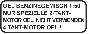 Sticker tank fuel mix large transparent German